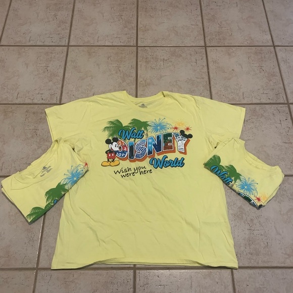 💚 Disney World "Wish You Were Here" Mickey Fireworks T-Shirts - Family Pack (3) - Picture 2 of 11